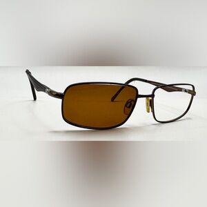 Greg Norman G2007S Brown Oval Metal Sunglasses Frames Only